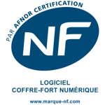 nf logiciel coffre fort numérique